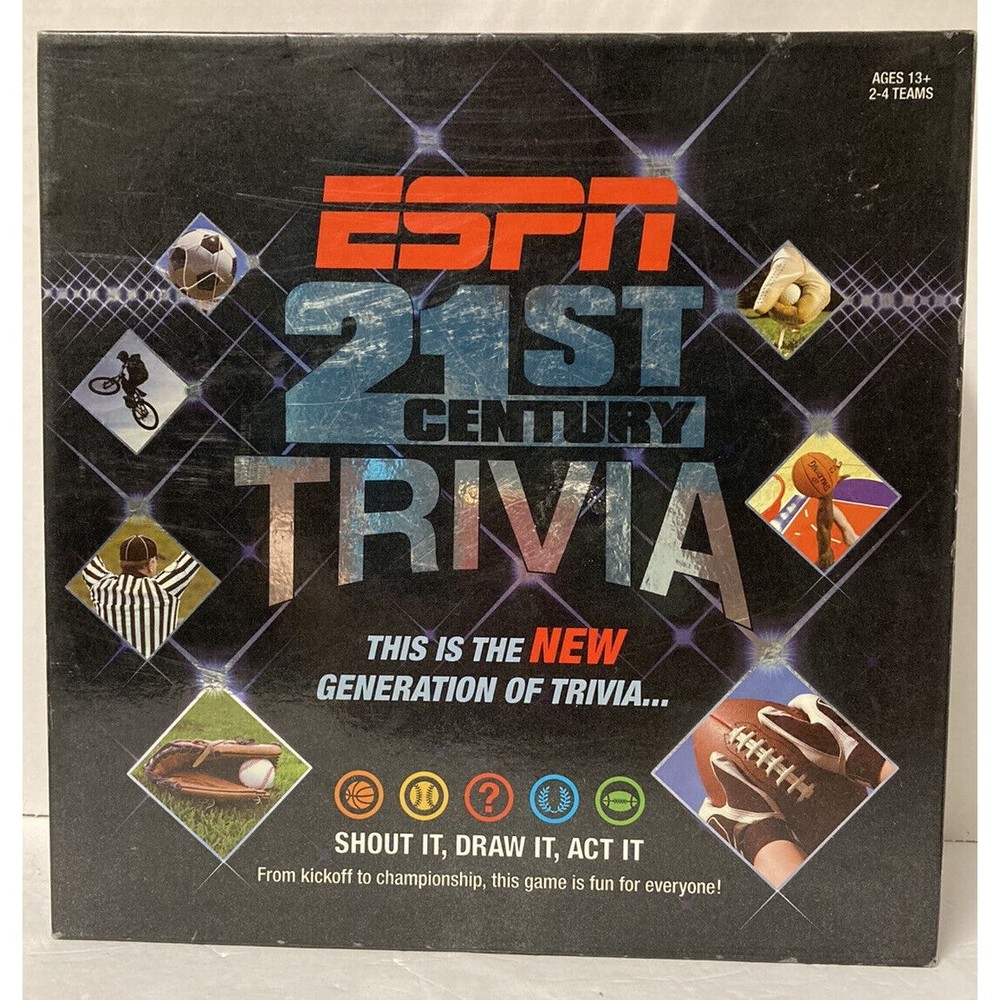 ESPN 21st Century Trivia Game 2007 Complete Pre-owned